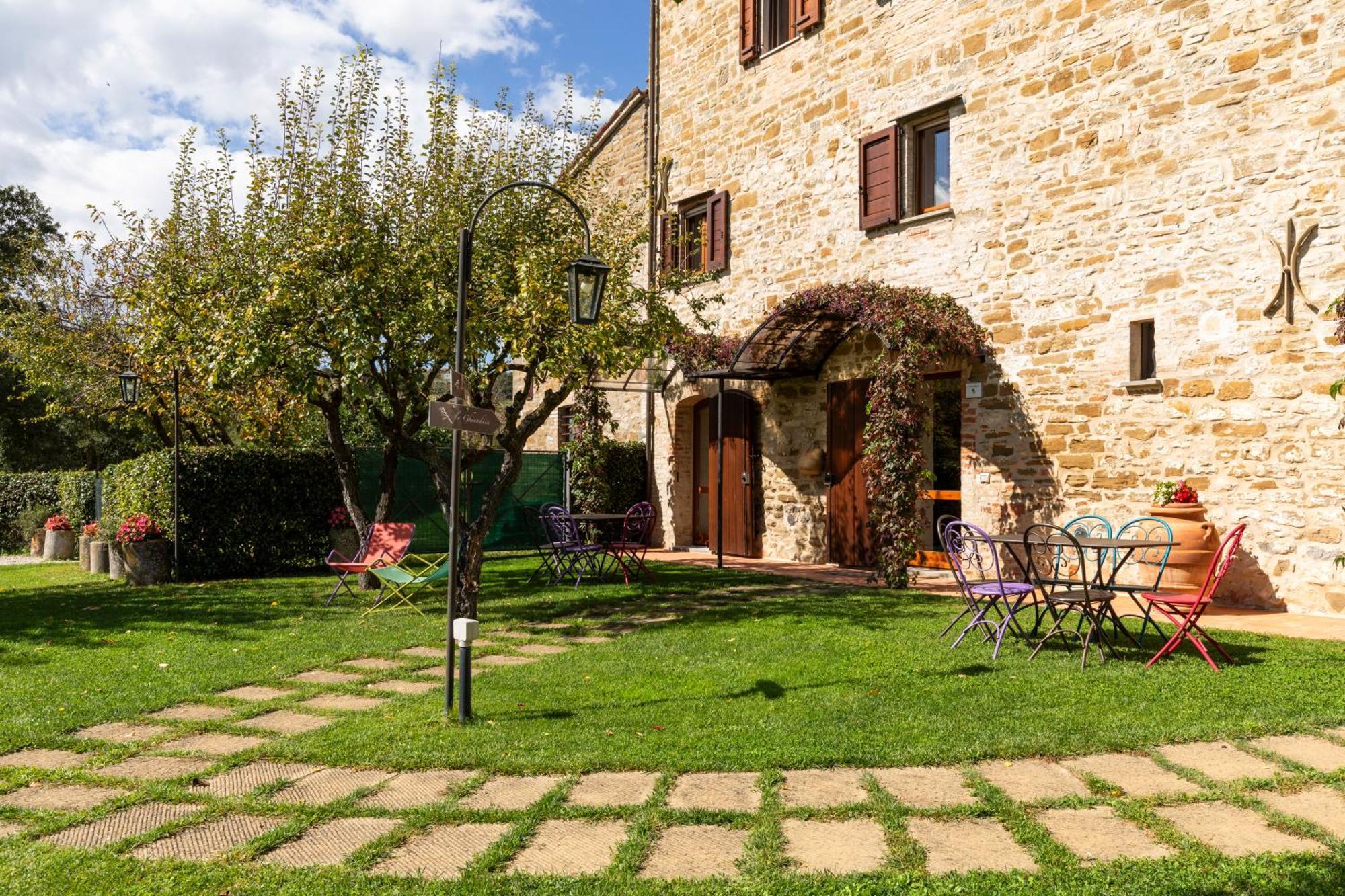 Agriturismo I Gelsi Di Santa Cristina Gubbio Bagian luar foto