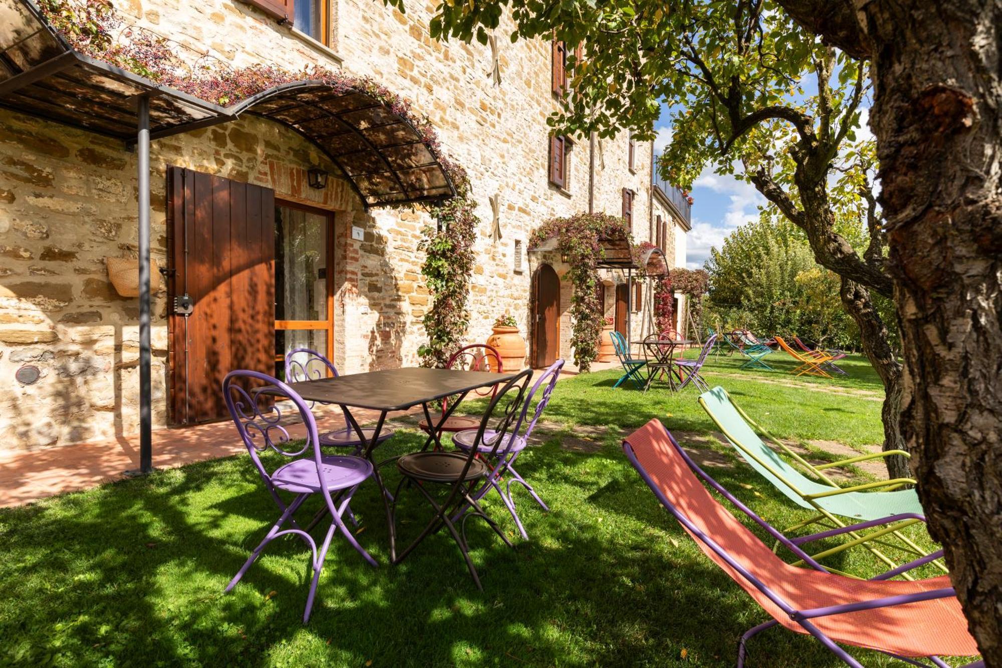 Agriturismo I Gelsi Di Santa Cristina Gubbio Bagian luar foto