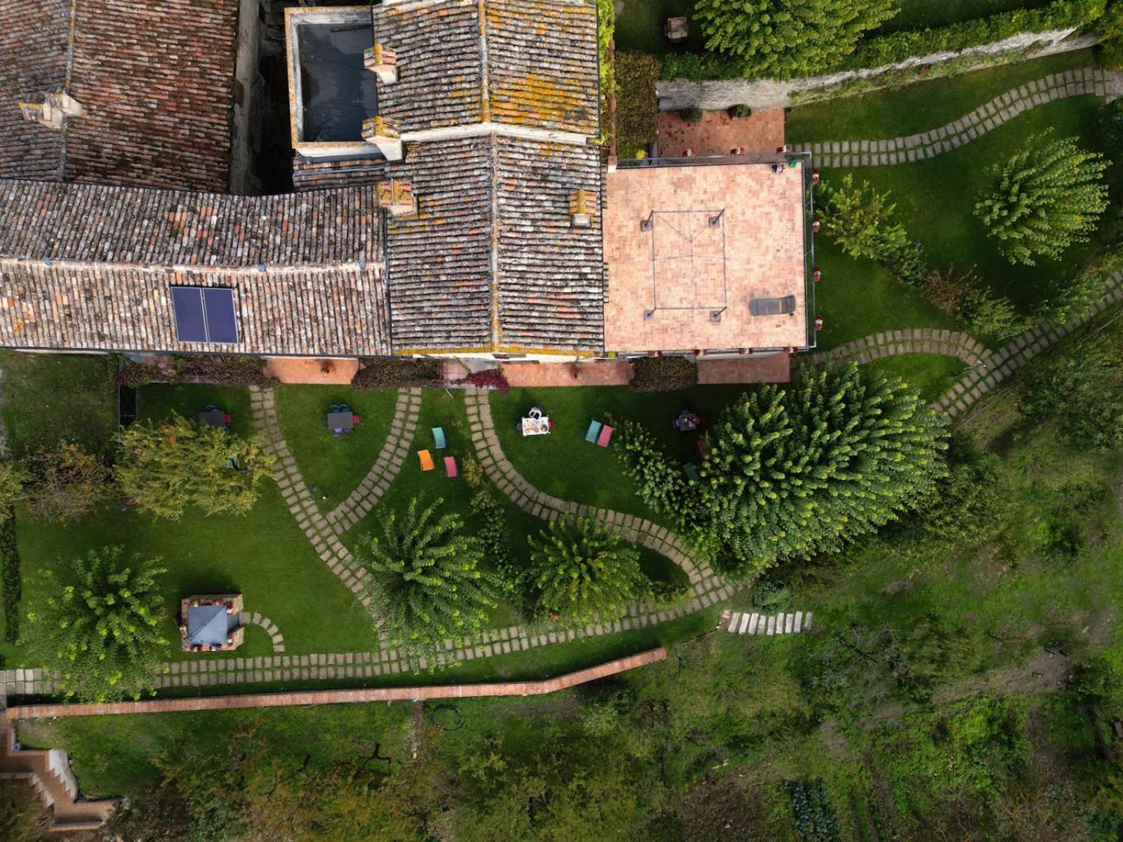 Agriturismo I Gelsi Di Santa Cristina Gubbio Bagian luar foto
